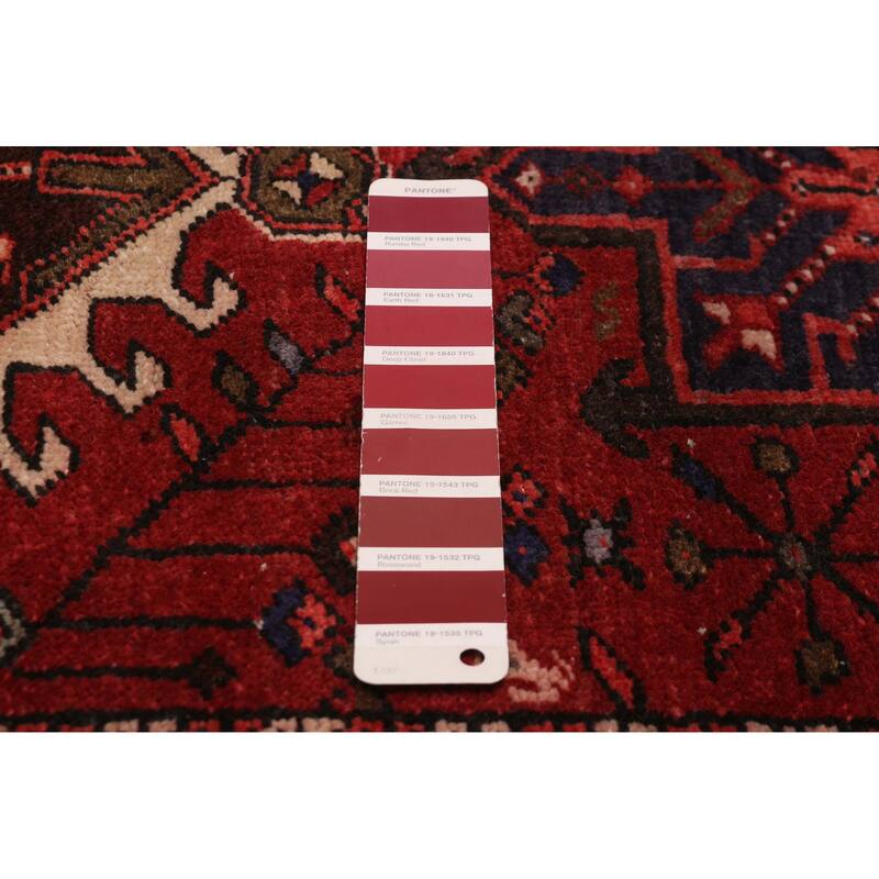 ECARPETGALLERY Hand-knotted Sarabi Red Wool Rug - 3'1 x 10'10