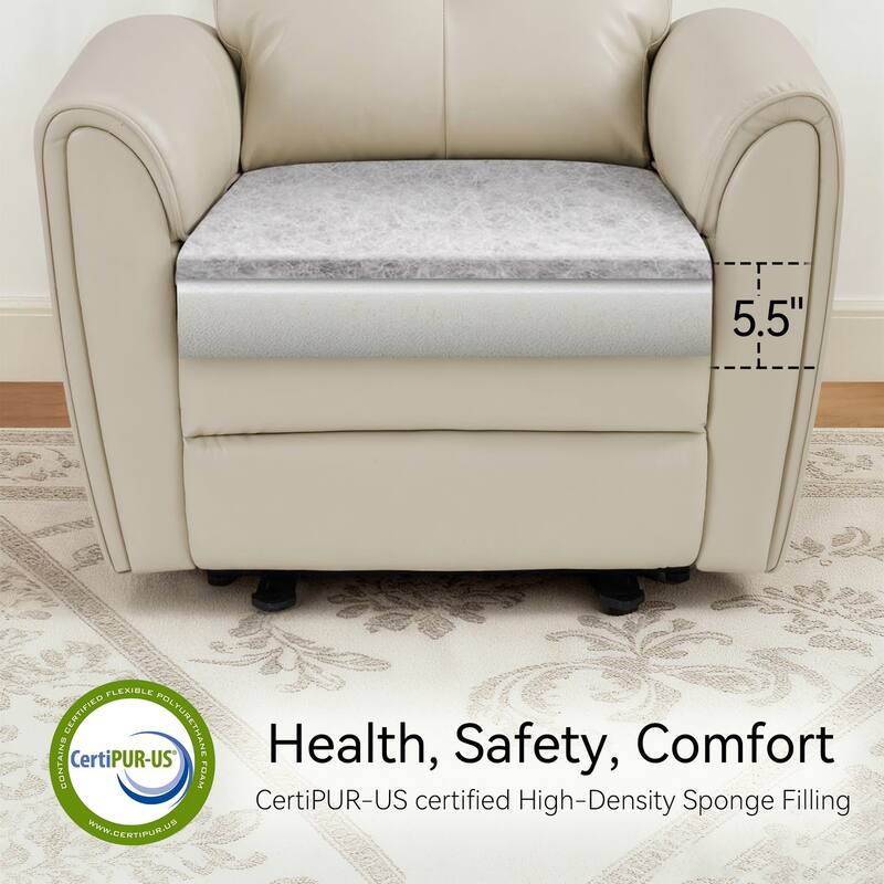 MCombo Power Small Recliners, Modern Zero Wall Hugger Recliners Chair with Lumbar Support, USB and Charging Ports, FSC Certified