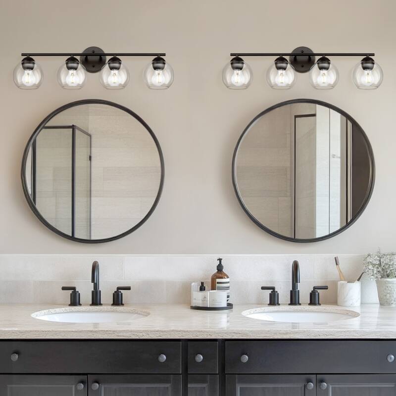Globe Bathroom Vanity Light Bathroom Over Sink Lighting