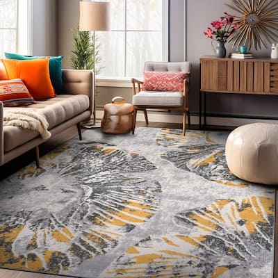 World Rug Gallery Contemporary Floral Area Rug