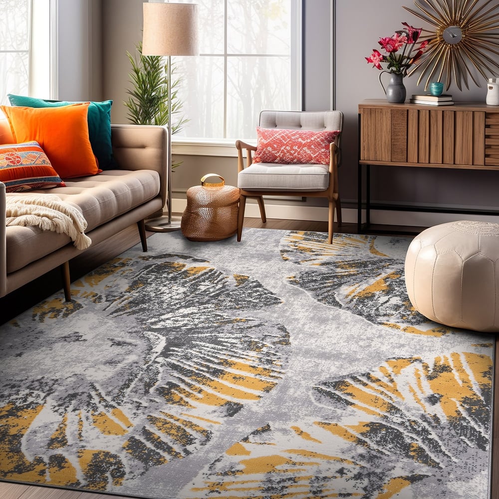 World Rug Gallery Contemporary Floral Area Rug