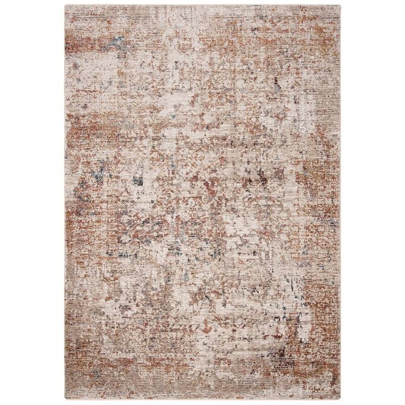 SAFAVIEH Limitee Vernetta Abstract Distressed Rug - 4' x 6' - Beige/Beige