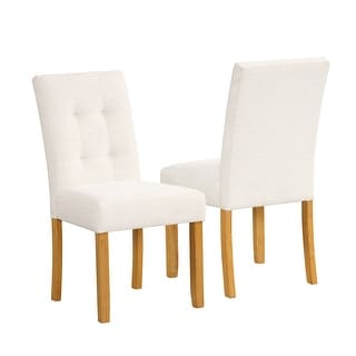 HomePop Open Back Upholstered Wood Frame Dining Chair - Set HomePop Open Back Upholstered Wood Frame Dining Chair - Set