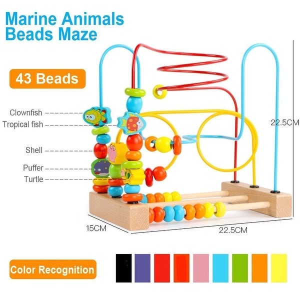 bead maze cube learning toys