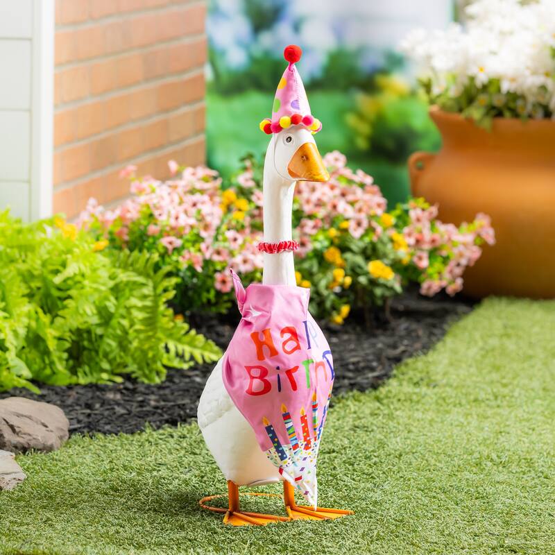Porch Goose Outfit for Garden Statue