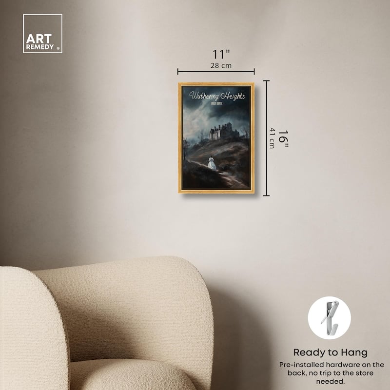 Wuthering Heights Cover Canvas by Art Remedy