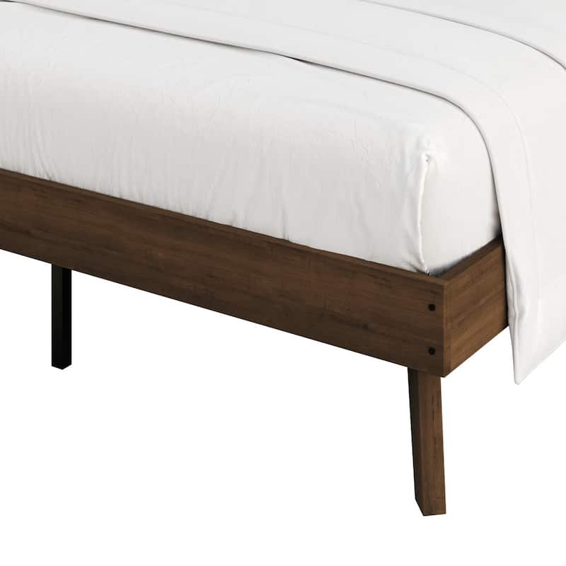 CraftPorch Vintage Wooden Platform Bed