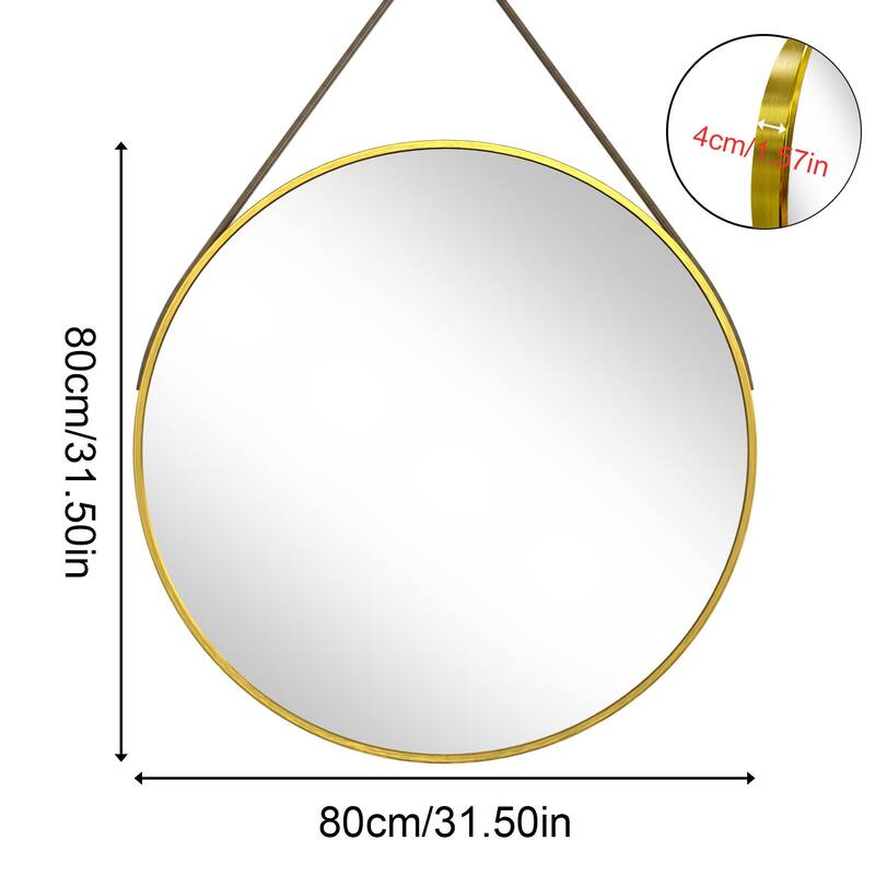Aluminum Alloy Frame Luxurious and Simple Bathroom Mirror