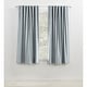preview thumbnail 24 of 31, Lauren Ralph Lauren Velvety Back Tab/Rod Pocket Curtain Single Panel 52x108 - Slate Blue