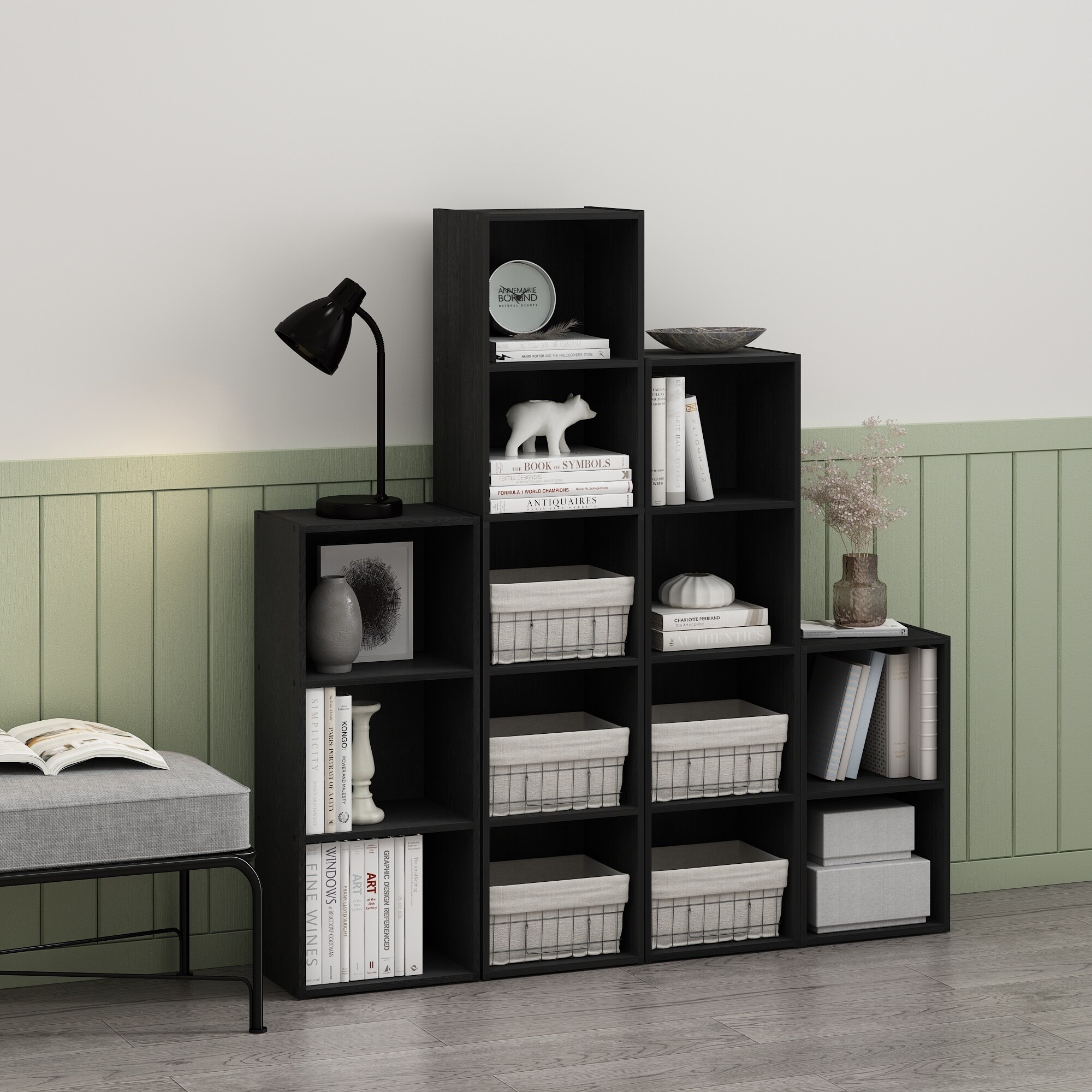 Furinno Pasir 2-Tier Open Shelf Bookcase-image