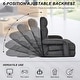 preview thumbnail 17 of 16, Adjustable 6-Position Floor Chair Folding Lazy Gaming Sofa