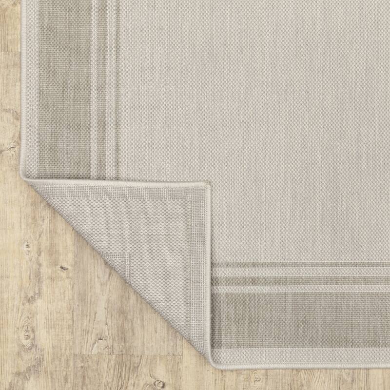 Vista Home Palmetto Simple Border Indoor/ Outdoor Area Rug