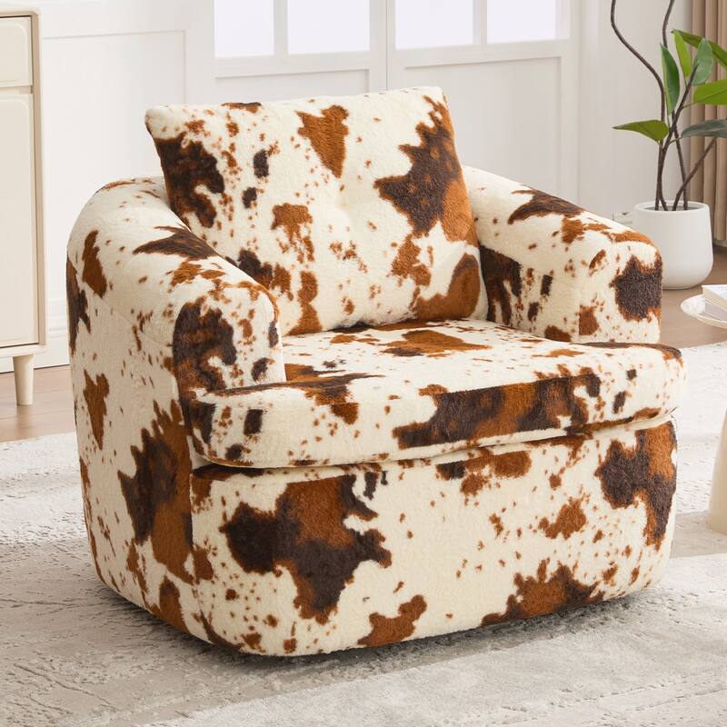 360° Swivel Sofa Chair Accent Barrel Chair for Living Room