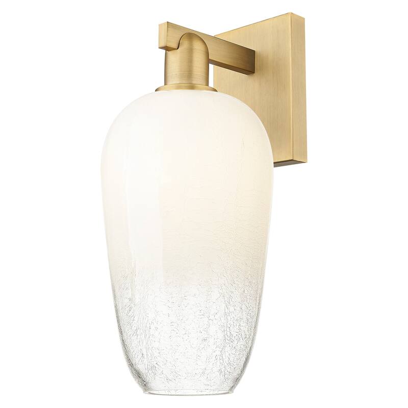 Innovations Lighting 716-1W-G484-7OP Brookhaven Flute 11" Tall Wall - Brushed Brass