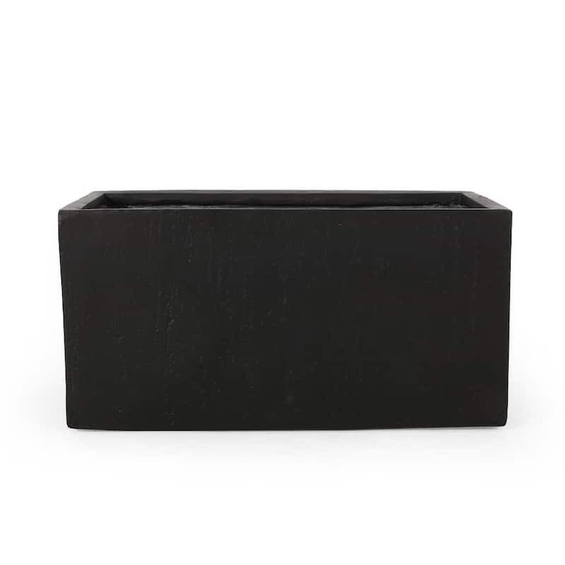 Rectangular Modern Concrete Planter for Durable Patio Backyard Garden