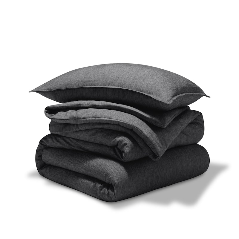 Bare Home Hypoallergenic Down Alternative Comforter Set - Twin - Twin XL - Heathered Grey