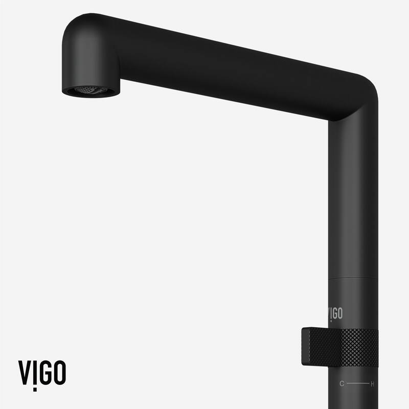 VIGO Jewel 11" H Single Handle Kitchen Bar Faucet