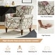 preview thumbnail 8 of 9, Nyctelius Traditional Polyester Accent Arm Chair with Pattern and Nailhead Trim Set of 2 by HULALA HOME