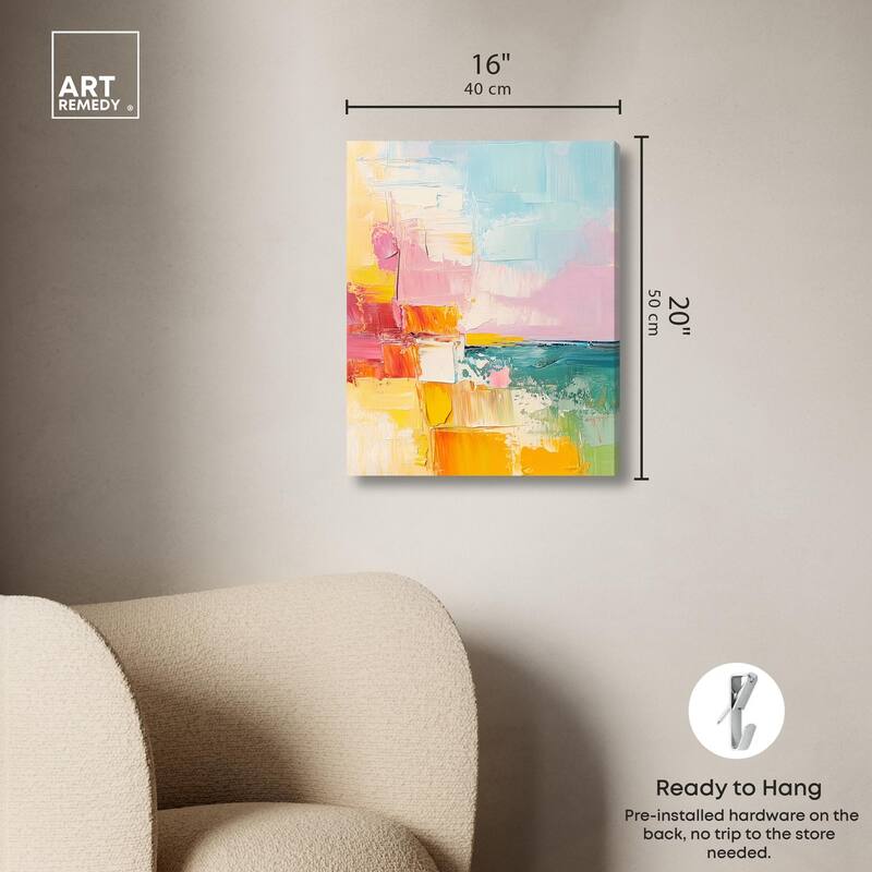 Hued Vista Canvas by Art Remedy, Gallery Wrapped