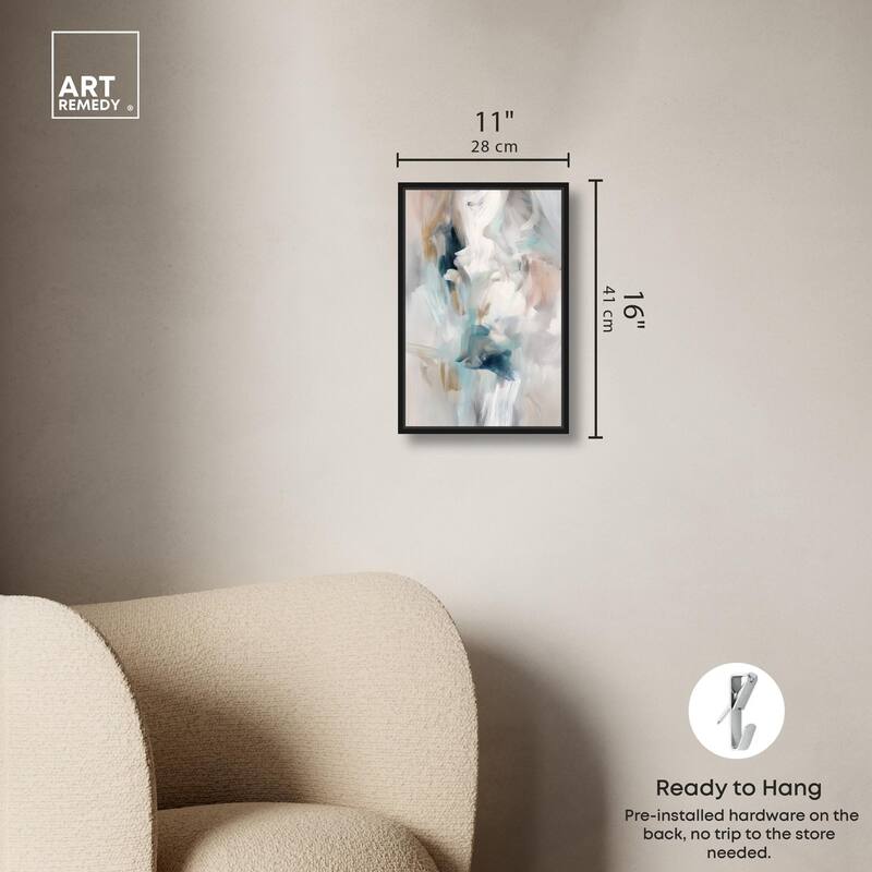 Whispering Colors III Canvas by Art Remedy