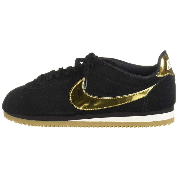 nike cortez black suede womens