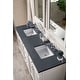 preview thumbnail 27 of 32, James Martin Vanities Bristol 72" Double Vanity, Bright White