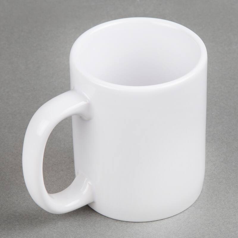 Creative Home Set of 6 Pieces White Ceramic Coffee Mug