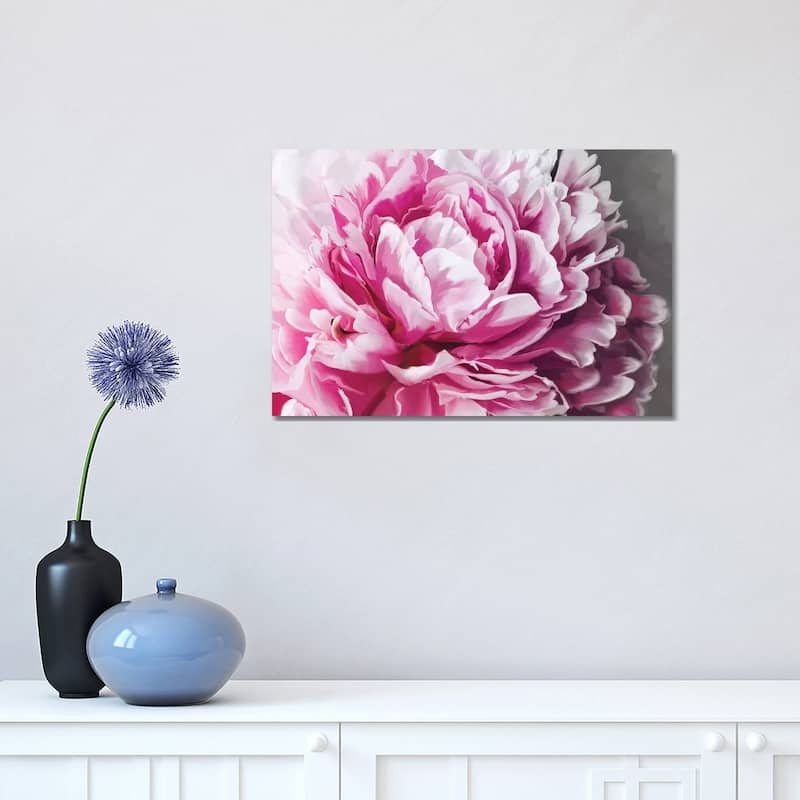 iCanvas "Peony Blush" by 5by5collective Canvas Print - 12x18x1.5