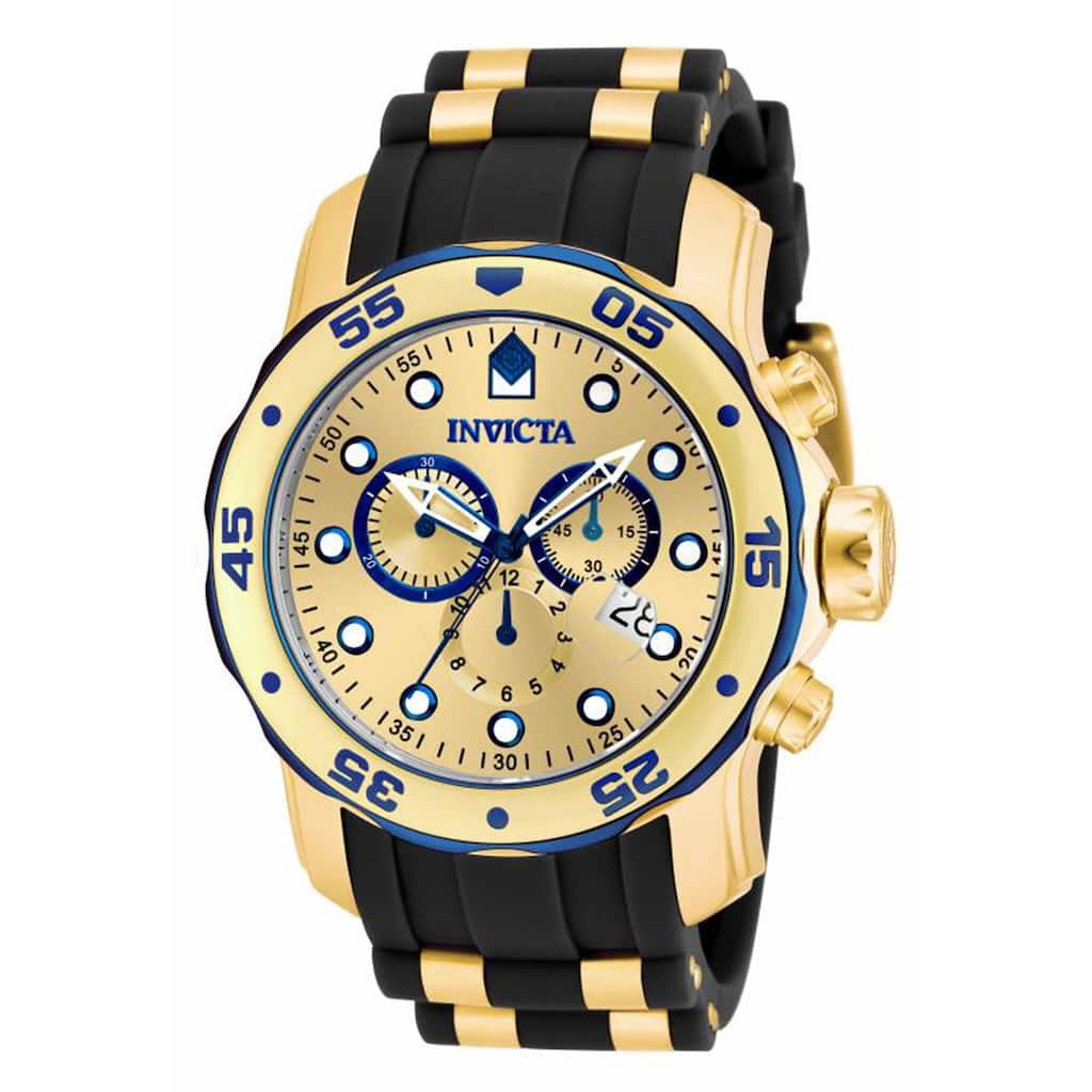 Invicta Men's 17887 Pro Diver Quartz Multifunction Gold Dial Watch