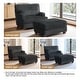 preview thumbnail 23 of 37, Oversized Chaise Longue Accent Chair with Ottoman
