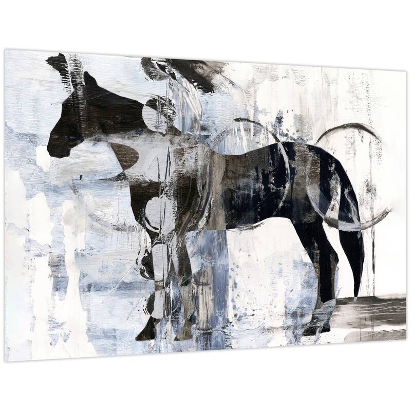 Empire Art Direct Equestrian Essence I Printed Tempered Glass Wall Art