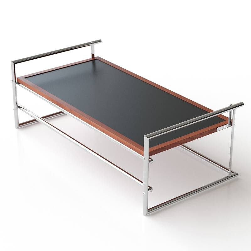 solid wood stainless steel coffee table