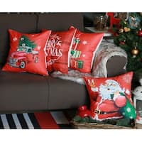 Christmas decorative pillows. Set Of 4. New With Tags. Bed Bath & Beyond.