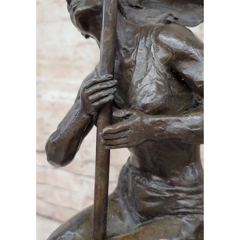 Female Dancer Stripper On Pole - Bronze Sculpture Original Art By Aldo Vitaleh