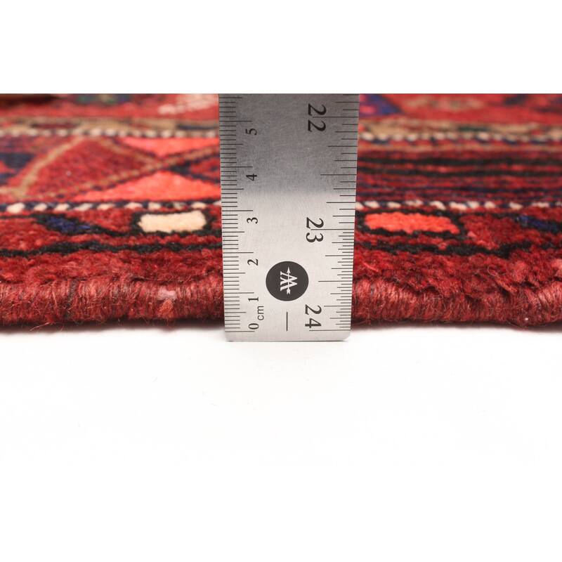 ECARPETGALLERY Hand-knotted Andelz Dark Red Wool Rug - 4'1 x 6'11