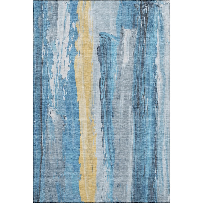 Premium Washable Super Soft Modern Brushstrokes Mayfield Rug