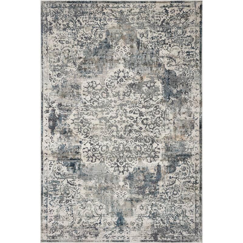 The Curated Nomad Hartvien Distressed Boho Rug - 7'7" x 10'10"