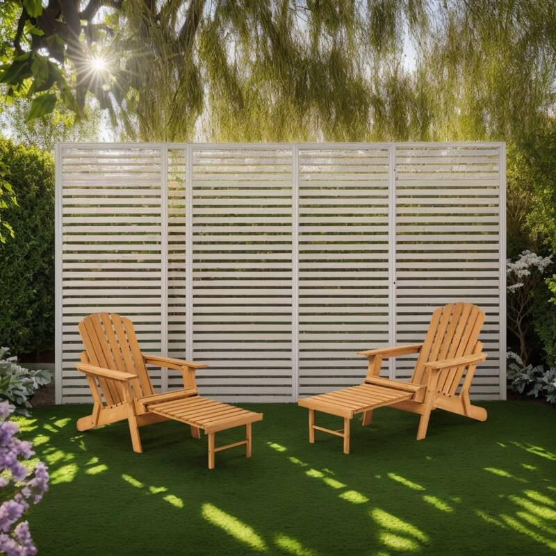 Folding Adirondack Chair – Pre-Assembled Wood Patio Chair for Outdoor‌ - 54.00in. W X30.00in.DX33.50in. H