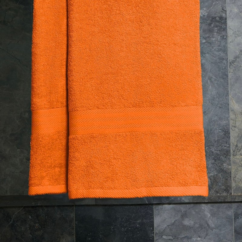 Deluxe 2-Piece 100 Cotton Bath Sheet