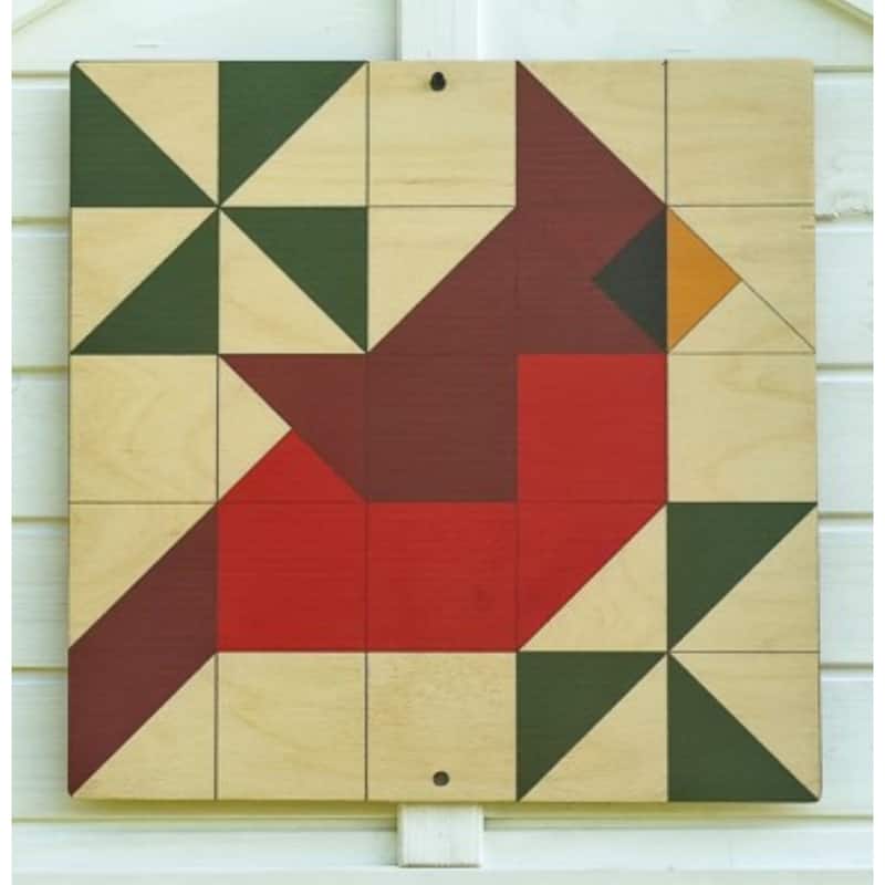 Zylina Greenhouse & Garden Art - Cardinal Quilt
