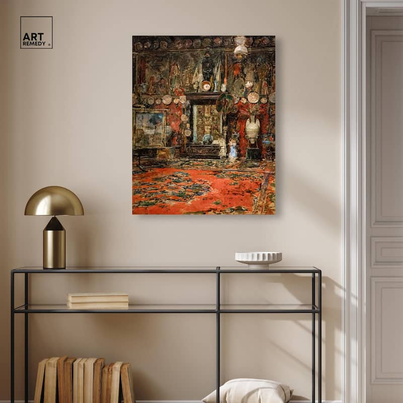 Workshop in Rome Canvas by Art Remedy, Gallery Wrapped
