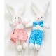 preview thumbnail 2 of 2, 7" Bunny on 10" Stem, Set of 6 - 17