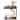 2 Tiers C Shaped Narrow End Chairside Table for Living Room
