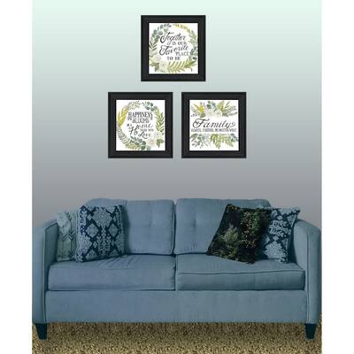 Trendy Decor 4U "Together Is Our Favorite Place to Be!" Printed Framed Wall Art by Deb Strain