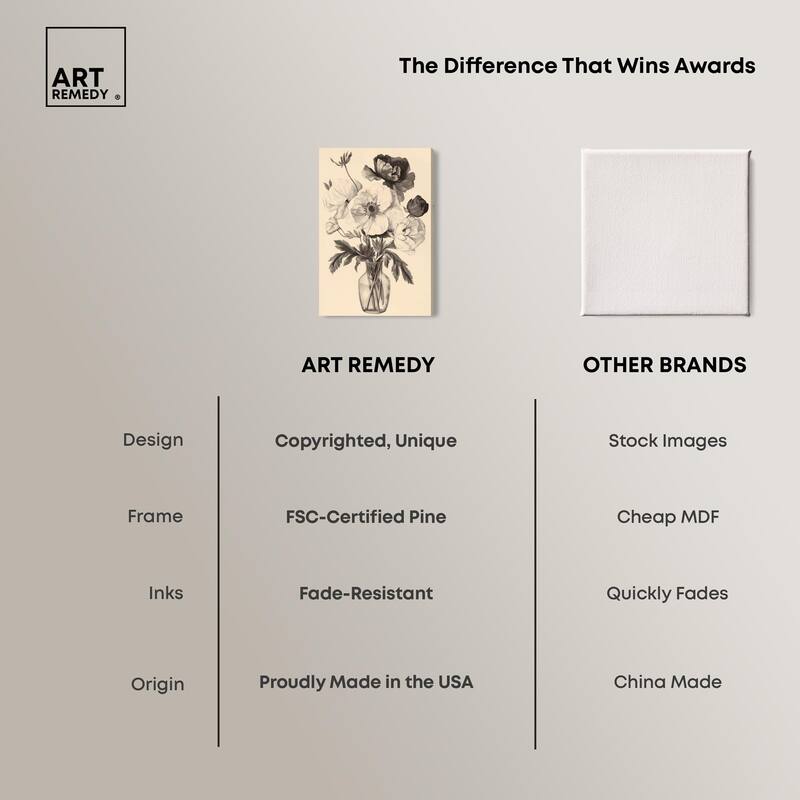 Herbarium's Hush I Canvas by Art Remedy, Gallery Wrapped