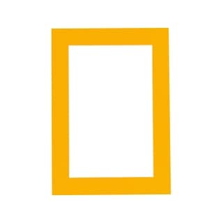 16x20 Precut Mat With 13.5x17 Opening – Acid-Free Bright Yellow Matboard For Framing - View #8