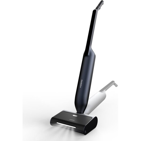 HIZERO F600 Hard Floor Cleaner with Headlight - Black - 29 x 95