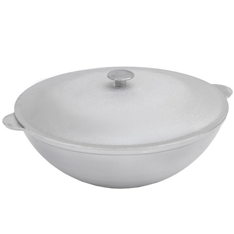 BIOL - 4.2-Quart Aluminium Large Cooking Kazan, Kettle for Jambalaya, Pilaf