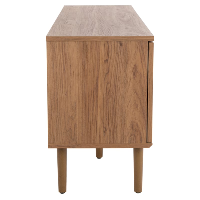 SAFAVIEH Krystina 2 Door 2-Shelf Media Stand - 59" W x 15" D x 24" H - 59Wx15Dx24H