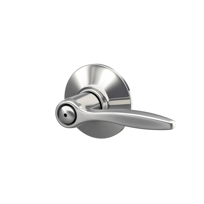 Schlage F40-DEL Delfayo Privacy Door Lever Set with Plymouth Trim from